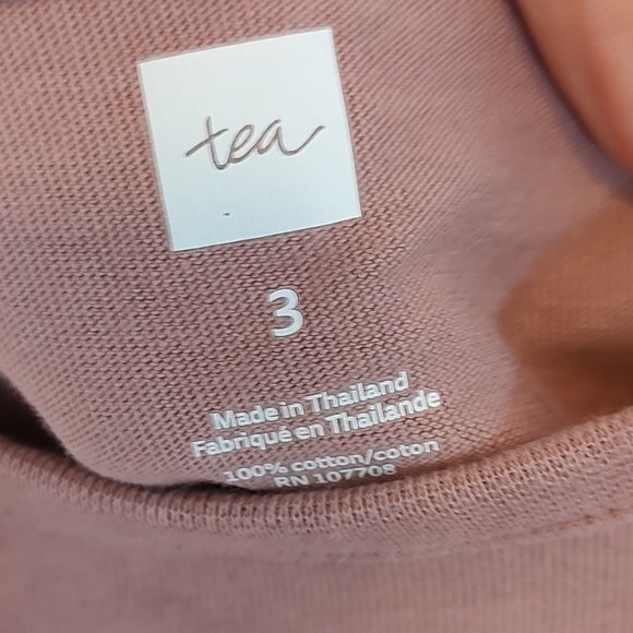 Tea Collection 3 3T Dress Long Sleeve Skater Twirl Floral Fall Winter - Picture 2 of 6